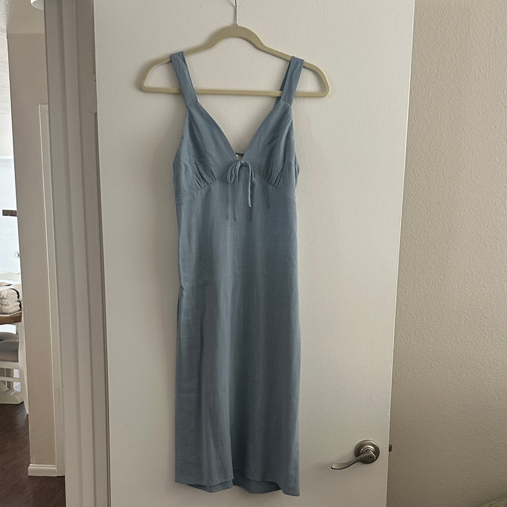 Light Blue Slip Dress Chemise